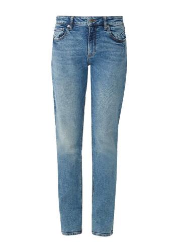 QS designed by Jeans-Regular mit Waschung blau S22 2118580 