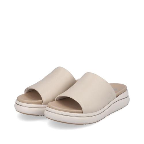 Remonte Damen Pantoletten cremebeige S13  D0L51-80 