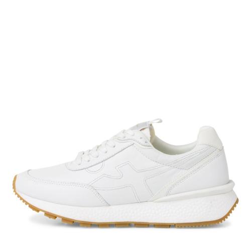 Tamaris FASHLETICS Sneaker Wechselfußbett weiß, blau S12  1-1-23747-28 38 | 100 WHITE | 