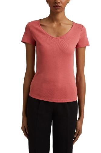EDC Basic T- Shirt V-Neck 041CC1K305 
