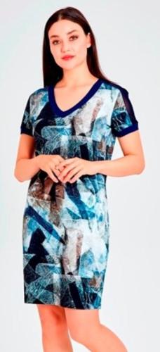 Fashion Apolda Kleid 1/2 Arm bunt 42419 