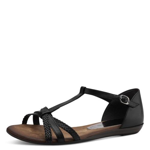 Tamaris Sandale Blockabsatz schwarz S13  1-1-28137-20 