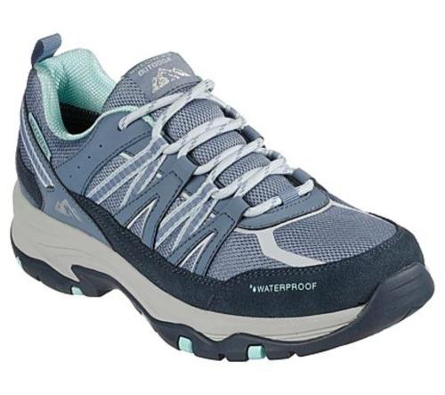 Skechers Trego Lookout Point Damen Trekkingschuh Halbschuh Waterproof Relaxed Fit blau S22 180003 