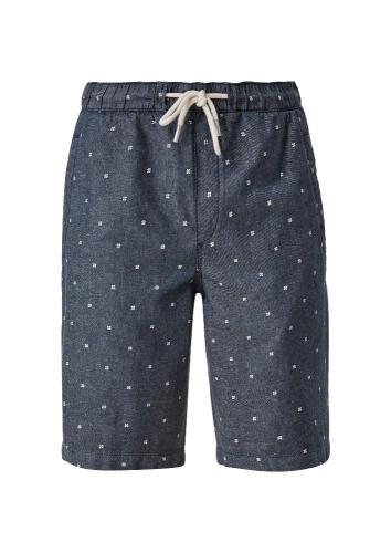 s.Oliver Herren Bermuda Hose kurz Allover- Print blau S12  2113862 