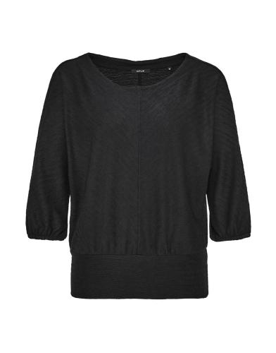 OPUS Sweatshirt Galari 3/4 Arm schwarz S22 1007179294143 
