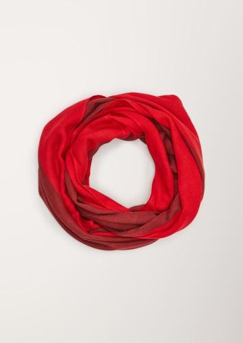 s.Oliver Loop-Schal im Colourblocking-Look S22  2121016 OneSize | 3877 RED | 