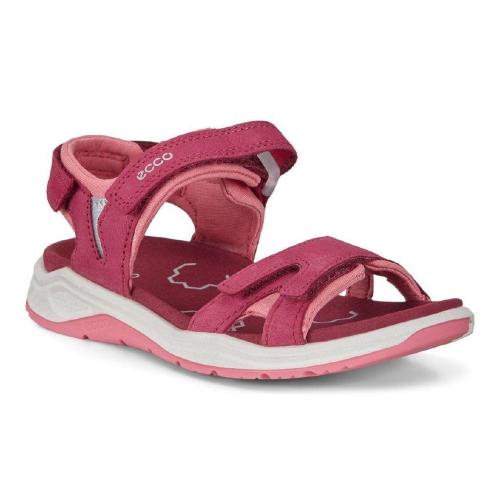 ECCO Trekking Sandale Kinder Sangria X-Trinsic Leder 710612 