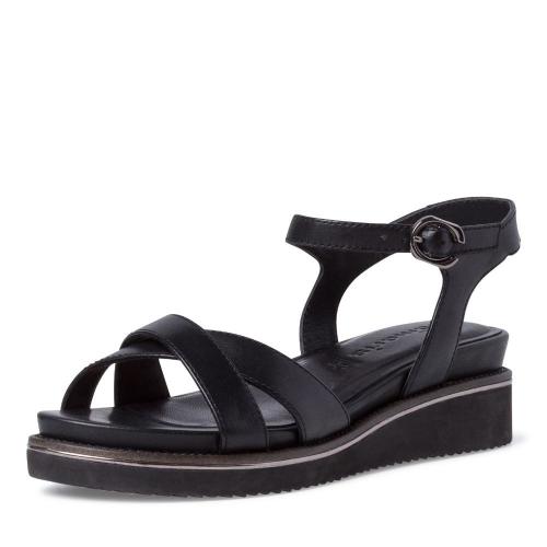 Tamaris Sandale Riemchensandale schwarz 1-1-28225-26 37 | 903 BLACK LEATH | 