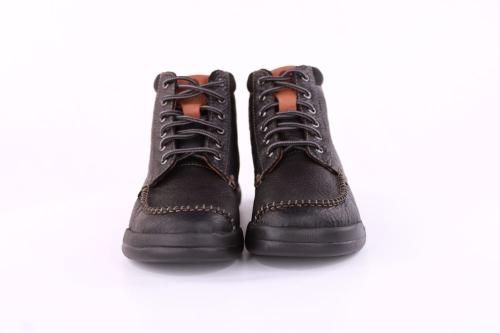 Clarks Driftway High Herren Schnürboot Schnürschuh Leder schwarz S21 26162969 