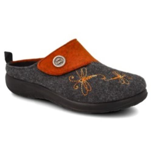 Fly Flot Hausschuh grau 864171 