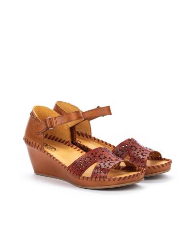 Pikolinos Sandale Keilabsatz rot 943-1691 