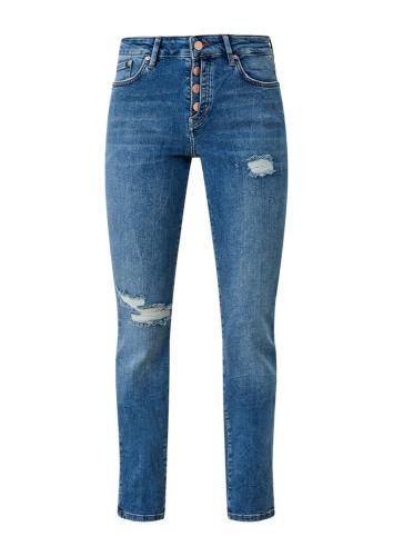 s.Oliver Jeans Slim-leg used Look blau S21 2113737 