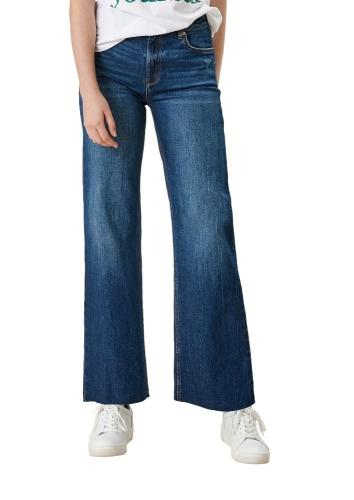 QS deigned by Jeans Wide-Leg blau S12 2109029 