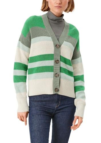 s.Oliver Cardigan mit Blockstreifen creme S12 2117576 