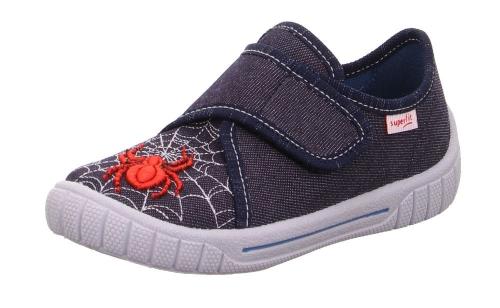 superfit Hausschuh BILL blau rot spider 1-000271-8100 