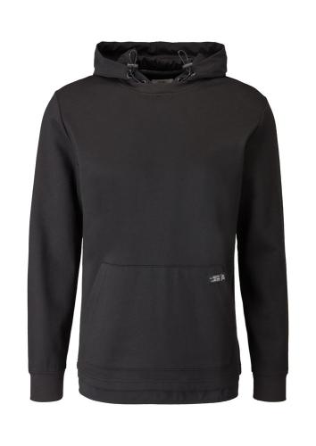 QS designed by Herren Sweatshirt Kapuze S21 schwarz 2106710 