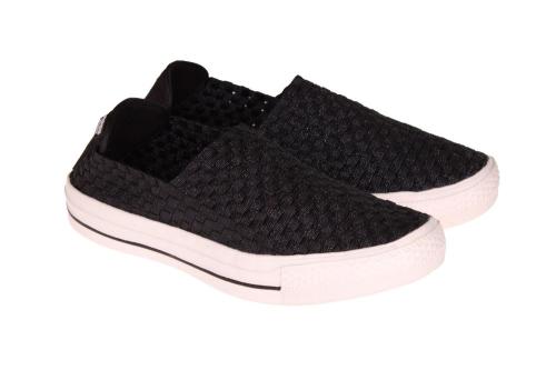 Rockspring Slipper Schalensohle handgeflochten RO-H118BMB 37 | black | 