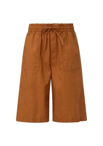 QS designed by Regular: Bermuda aus Leinenmix braun S13  2131203 