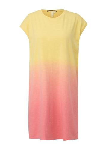 QS designed by Shirtkleid mit Farbverlauf gelb S13 2130808 