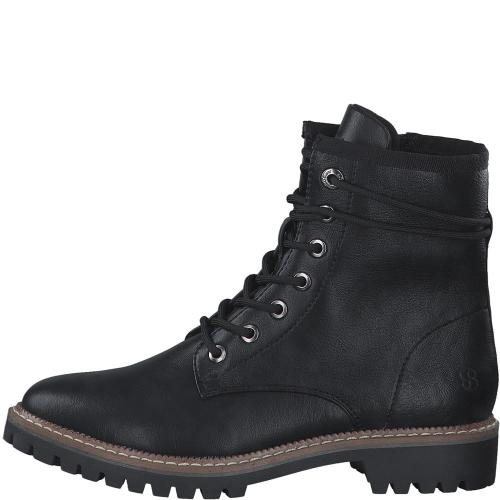 s.Oliver Schnürstiefelette Schnürboots schwarz  S22 5-5-25237-29 