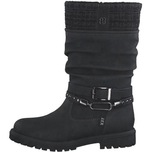 s.Oliver Kinder Mädchen Stiefel TEX- Membran Strickbund schwarz S22  5-5-46600-29 