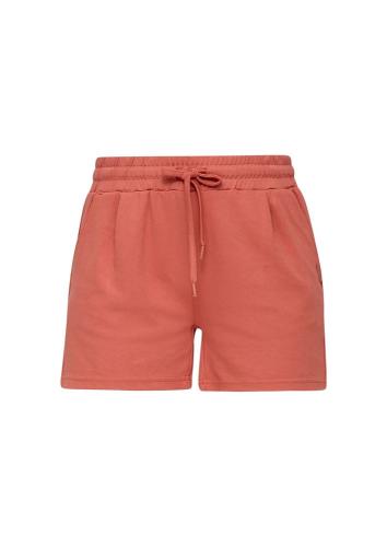 QS designed by Regular: Shorts aus Viskosemix orange, schwarz S13  2131211 