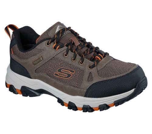 Skechers Relaxed Fit Selmen- Cormack Herren Outdoor-Sneaker Waterproof  braun, grau S22 204427 41 | DKTP | 