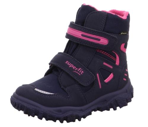 superfit HUSKY BLAU/ROSA Winterstiefel warm GORETEX wasserdicht S22 1-809080-8020 