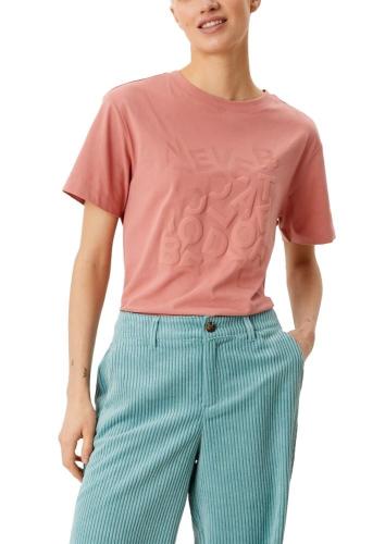 s.Oliver Jersey Shirt mit Schriftprint pink S21 2108819 