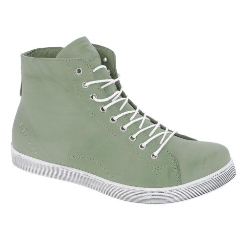 Andrea Conti Sneaker High Schnürer Leder  peppermint S13  0341500208 