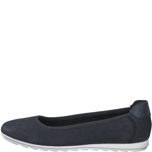 s.Oliver Damen Ballerina schwarz, navy S13  5-5-22119-20 