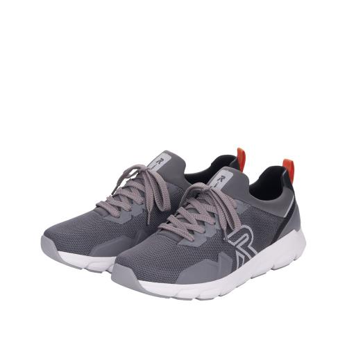 Rieker R- Evolution Herren Sneaker grau S12 07802-45 43 | blei/blei/schwa | G