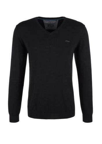 s.Oliver Pullover Strick V - Ausschnitt 03899614543 S | 9999 black | 