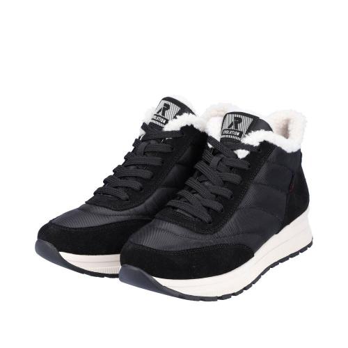 Rieker EVOLUTION Damen Schürschuh TEX- Membran Komfortweite schwarz S22 40861-00 