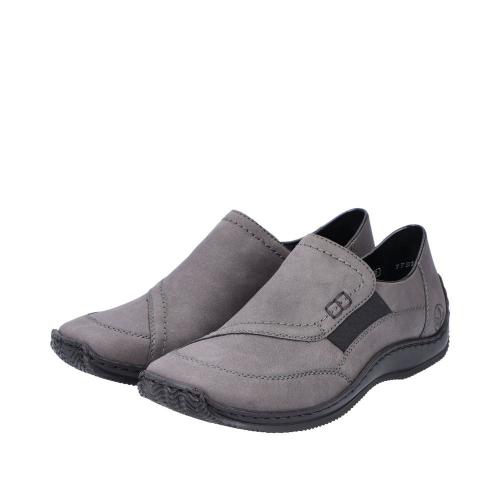 Rieker Antistress Damen Slipper Schlupfschuh grau S22 L1791-45 