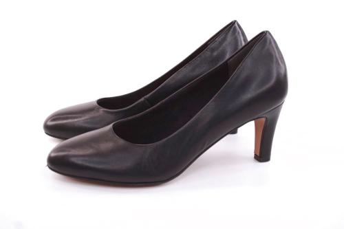 Tamaris Pumps Leder TOUCHit Fußbett schwarz S12  1-1-22454-29 40 | 003 BLACK LEATH | 