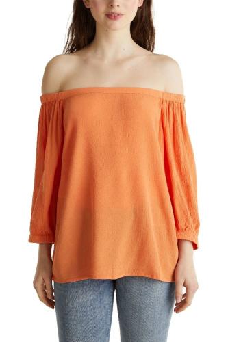 Esprit Bluse Carmen 3/4 Arm weiß orange 030EE1F318 38 | E810 RUST ORANG | 