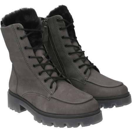 Paul Green Schnürbootie Warmfutter grau 9119-002 