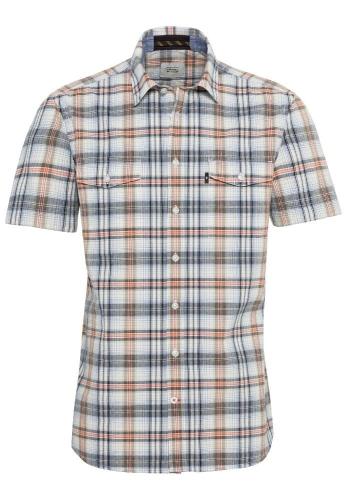 Camel Active Hemd 1/2 Arm kariert 5S23409236 L | 45 | 