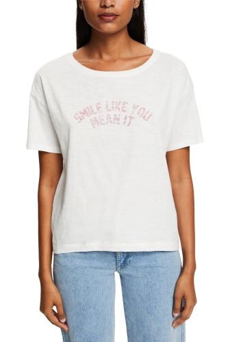 EDC Statement-Shirt aus Baumwolle 032CC1K305 