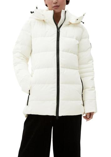 s.Oliver Steppjacke mit Kapuze ecru S22 2120756 42 | 0210 WHITE | 