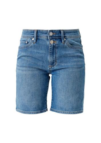 s.Oliver Damen Denimshorts kurze Hose blau S12 2114264 