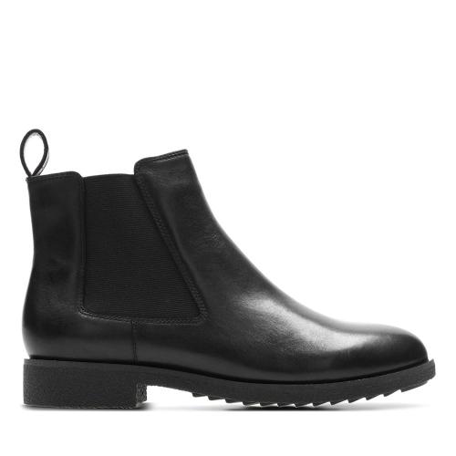 Clarks Damen Griffin Plaza Chelsea Boots, Schwarz 26143108 