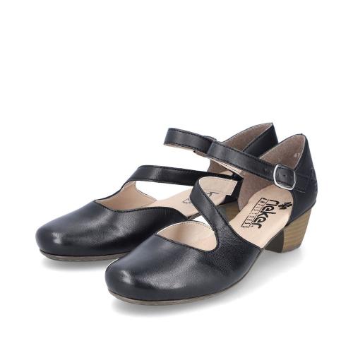 Rieker Damen Pumps glanzschwarz  S13  41780-00 