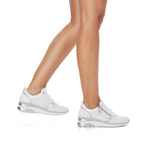 Remonte Sneaker weiß Reißverschluss S13  D2409-80 
