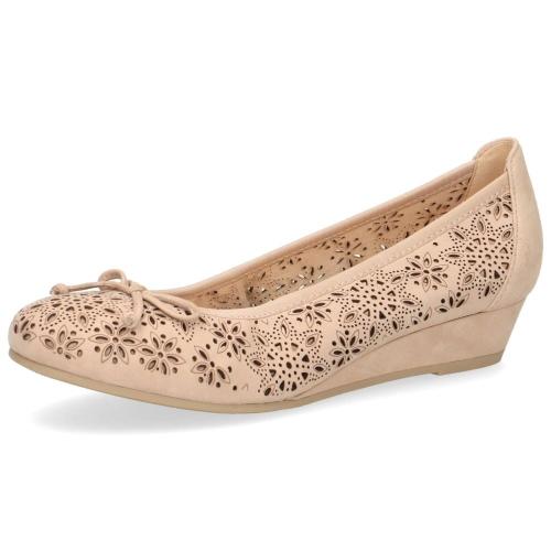 Caprice superweicher Keilballerina Leder 9-9-22500-24 