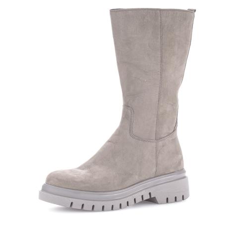 Gabor Biker- und Combat Boots Rauleder grau S22 91.786.19 7 | fango (fumo) | F