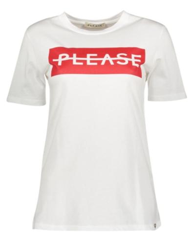 Please Shirt 1/2 Arm weiß T583139475 