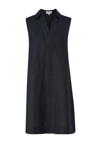 s.Oliver Leinenkleid mit V-Ausschnitt schwarz S13  2131869 