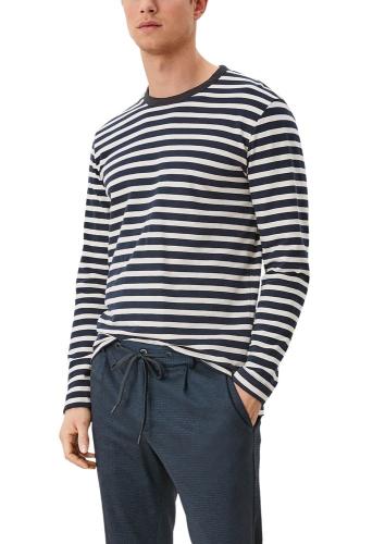 s.Oliver Longsleeve in Streifenoptik navy 2109628 